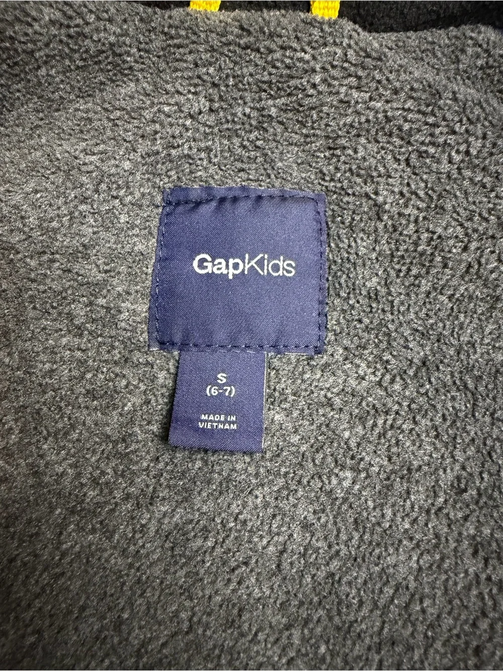 GAP Green Hooded Jacket with White & Navy Sleeve Stripes